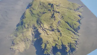 【UE5自制地形材质】平铺扰乱+三平面投射+动态置换+RVT混合+免费分享 !