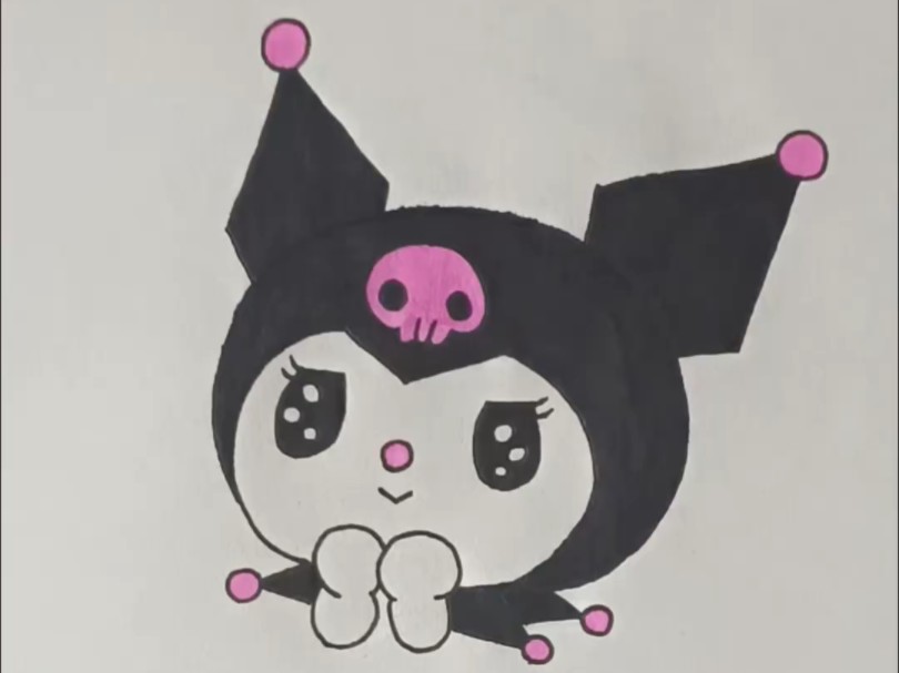 简单画库洛米,这么可爱的库洛米,快来试试吧!