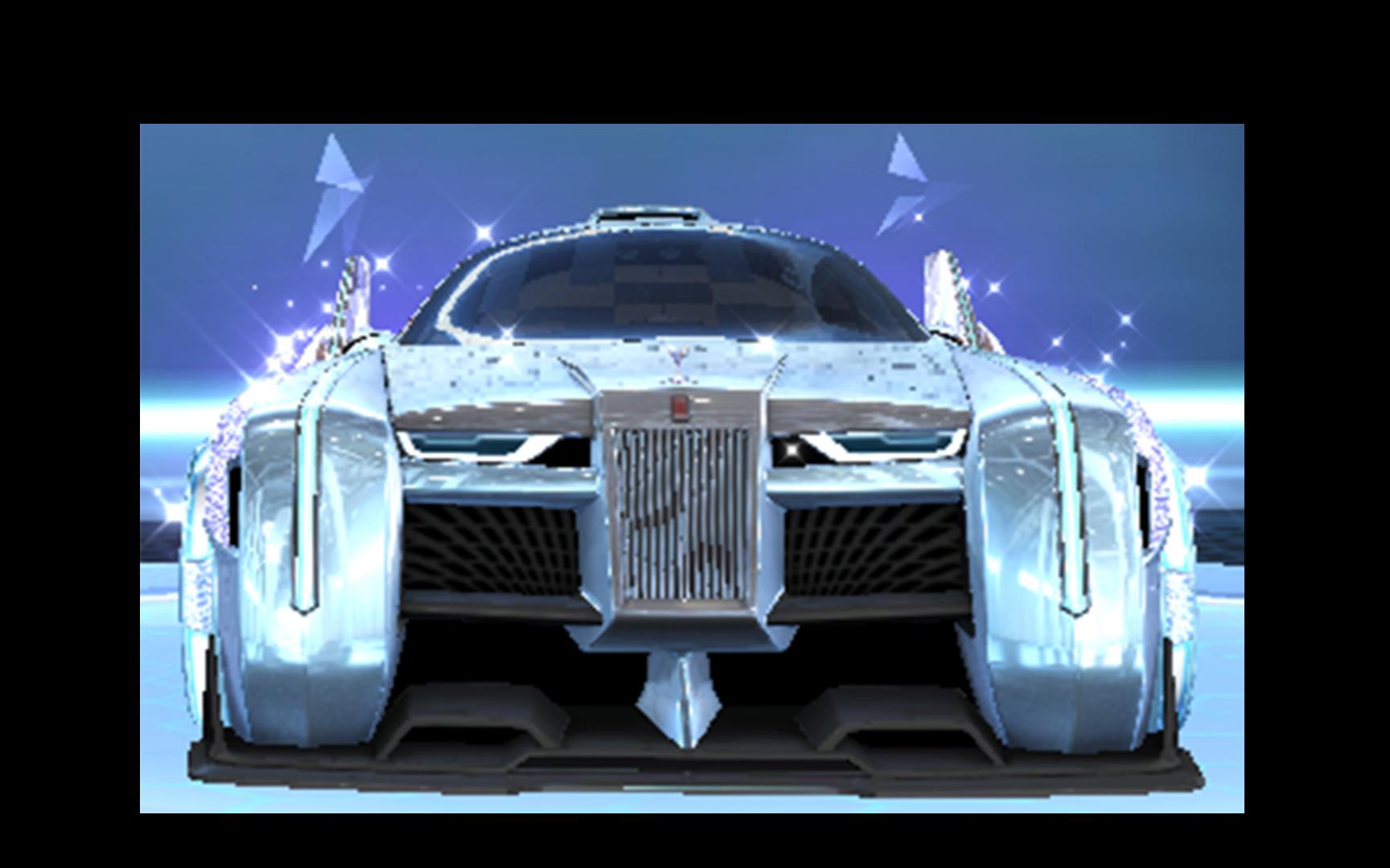 qq飞车端游:车身镶嵌钻石的劳斯莱斯qex试跑