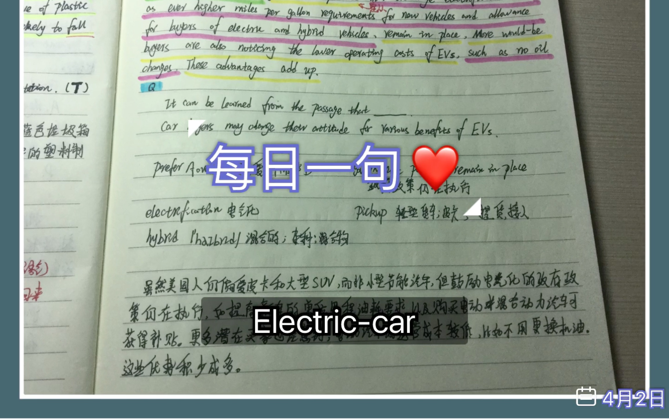 每日一句:Electriccar sales will zoom over latest bumps电动汽车销售将在近期的起伏中急速提升哔哩哔哩bilibili