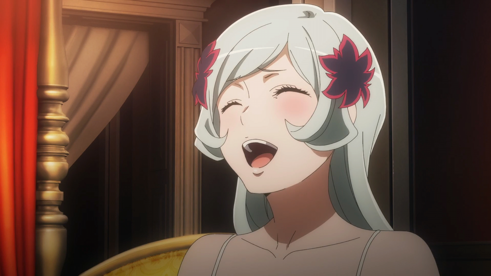 成熟女调戏青春男,丰饶的女神叫男主帮忙更换衣物.动漫搞笑名场面