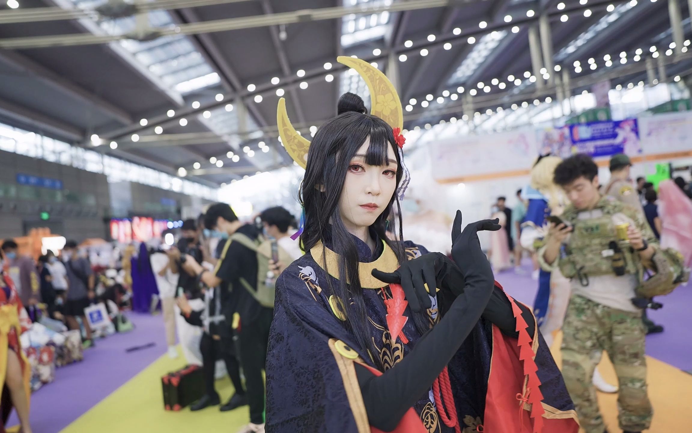 云漫展黑色的怨恨红色的笑阴阳师