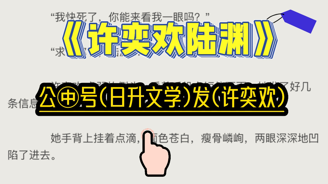 [图]年度爱看小说「许奕欢陆渊」全文阅读《许奕欢陆渊》