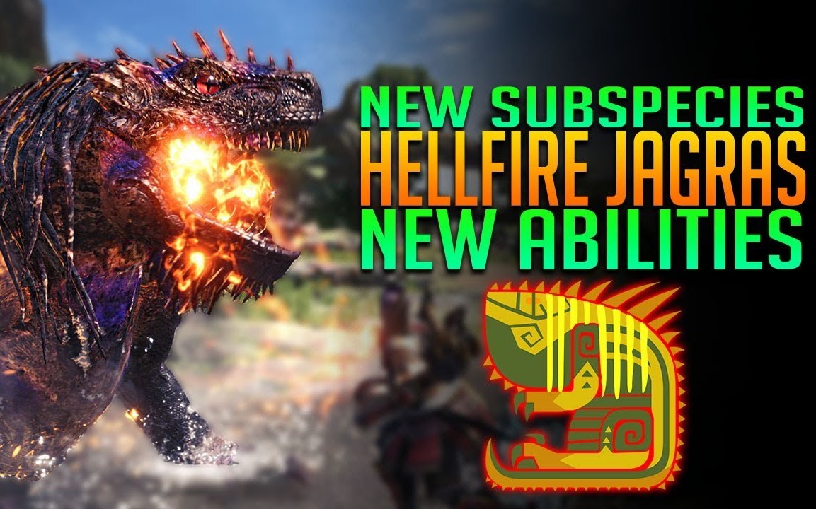 【mhw】地狱火大凶豺龙mod | 这样的中分哥丝瓜还敢用吗