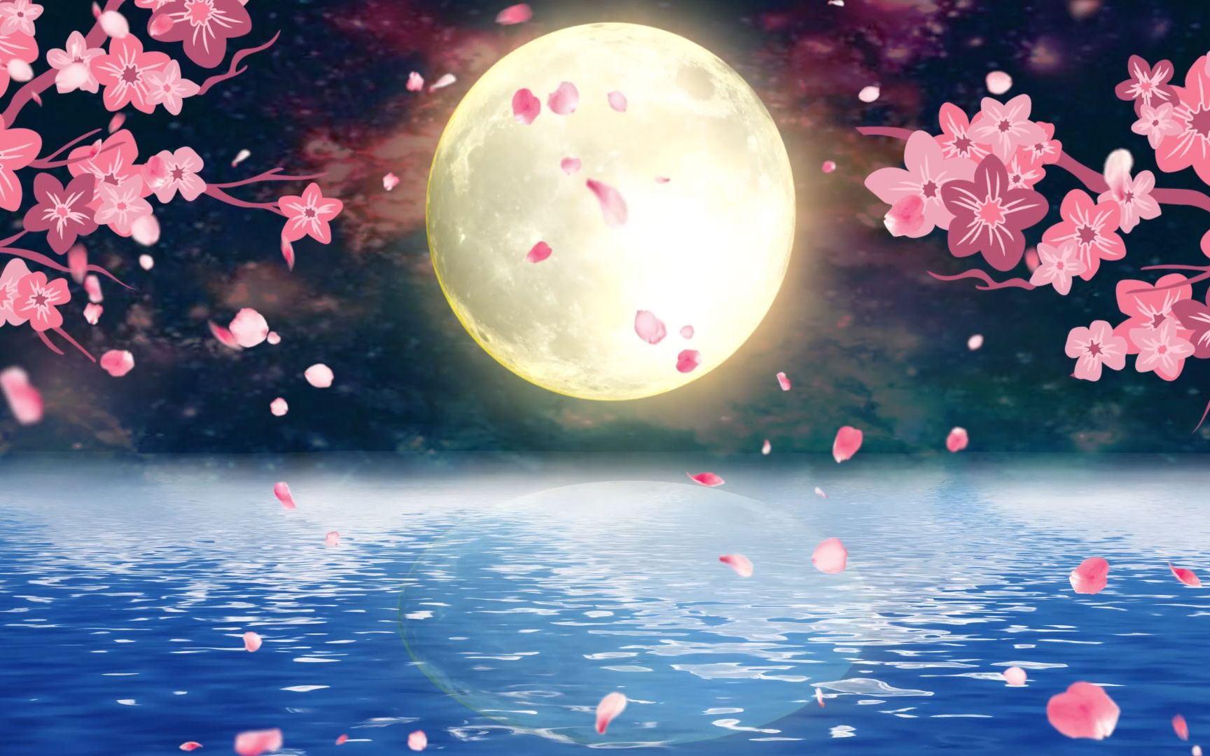 《广寒宫》led大屏舞蹈,演唱演出视频背景画面