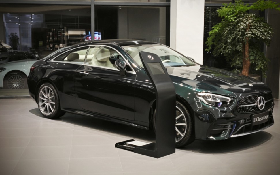 e260coupe轿跑祖母绿