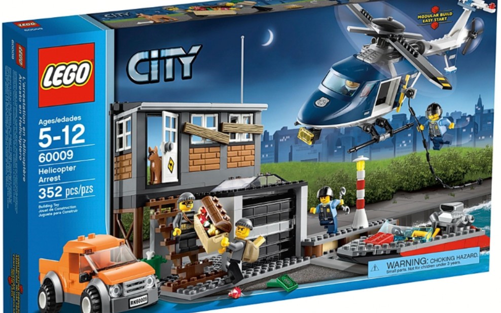 乐高 城市 60009警用直升机追逐 速组评测_哔哩哔哩 (゜-゜)つロ 干杯