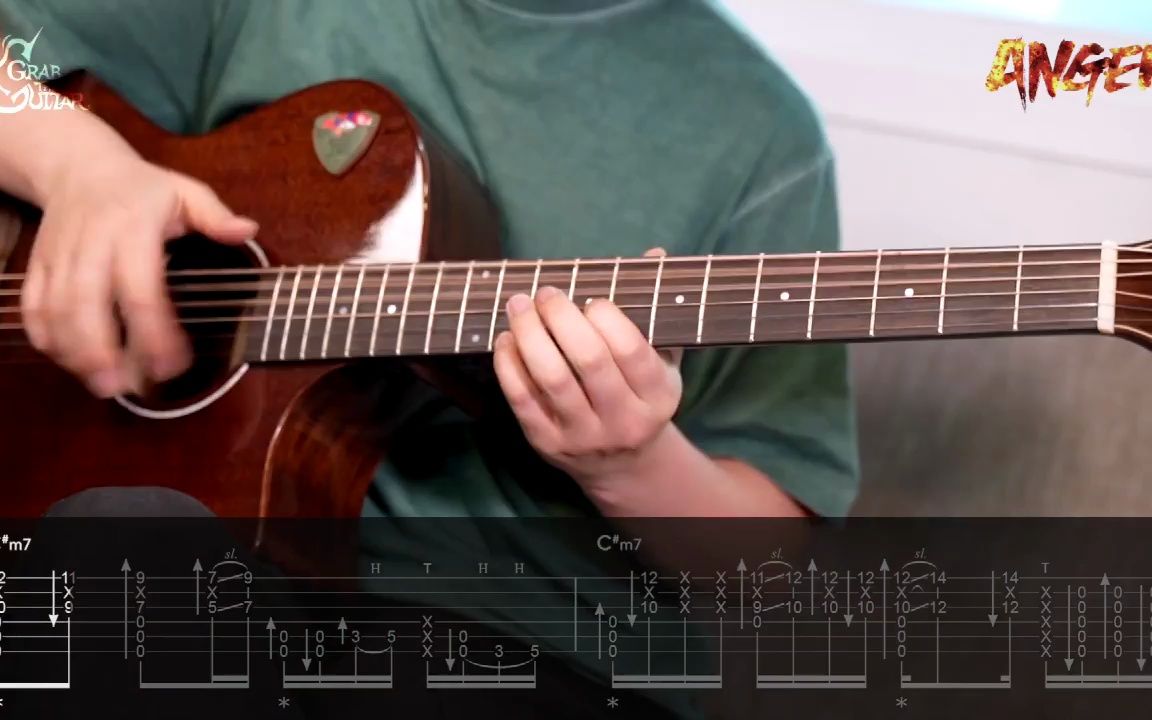 anger - fingerstyle guitar cover吉他指弹曲谱练习