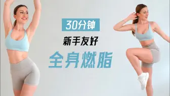 Download Video: 【Eleni Fit】无跳跃新手友好！30分钟全身燃脂HIIT训练，暴汗瘦身！