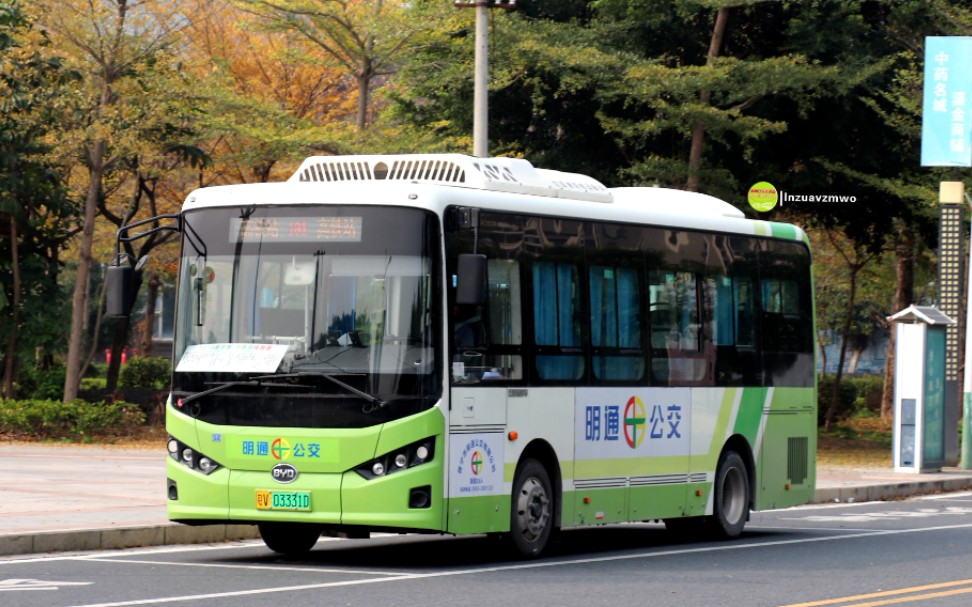 pov揭阳普宁公交101路b线高铁站环线全程前方展望