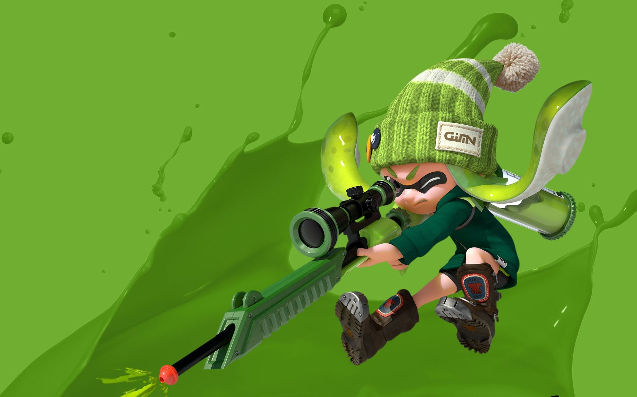 来看看世界顶级狙击手pyon打祭典和日常真格训练splatoon2喷射战士2