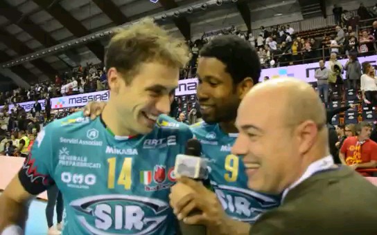 [图]【采访】赛后狮王和卷毛接受采访Atanasijevic e Leon (Perugia-Ravenna).