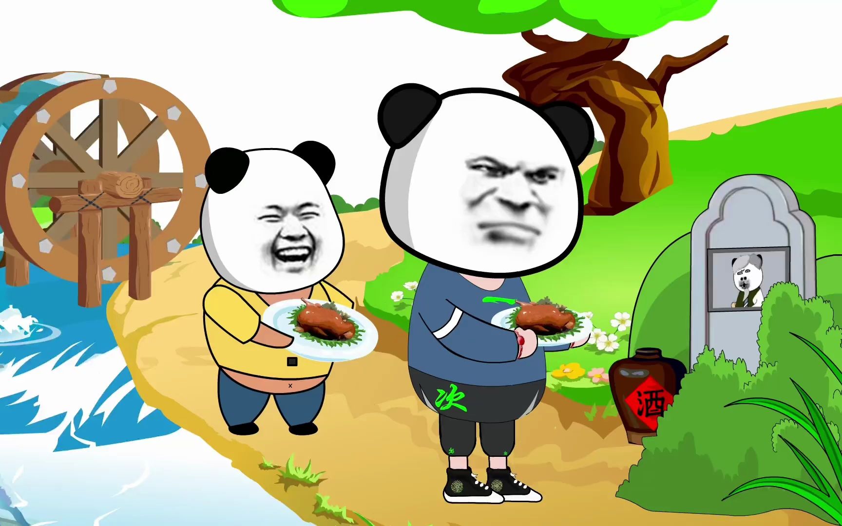 想着生活更轻松,那就快来拜祖宗#沙雕动画 #搞笑 #搞笑动画