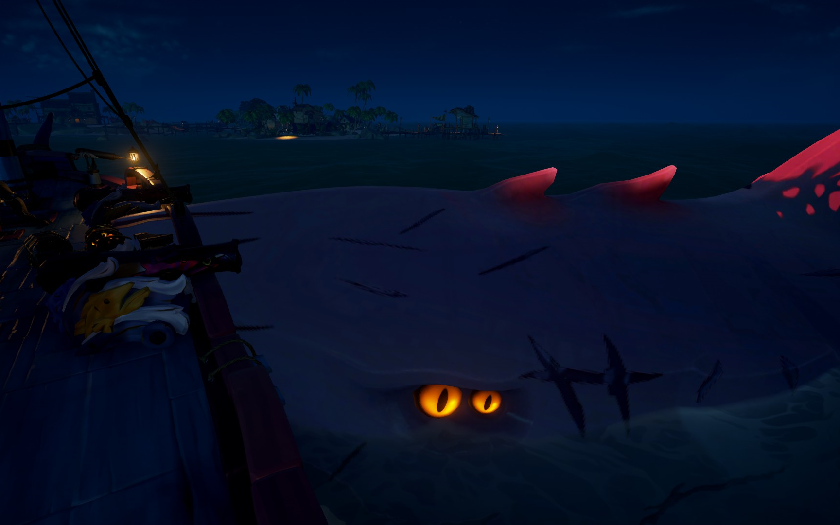 巨牙鲨馋我船身子盗贼之海史诗级bug