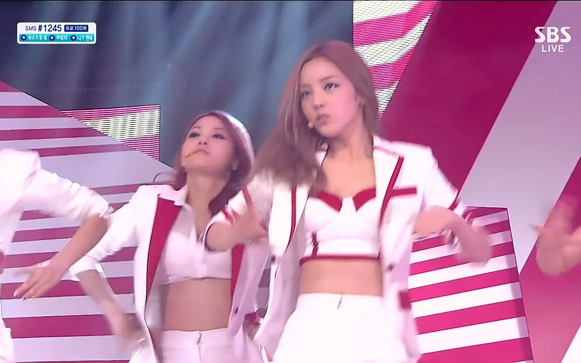 [图][130915] KARA - 不能成为淑女(Damaged Lady)(特效) SBS人气歌谣