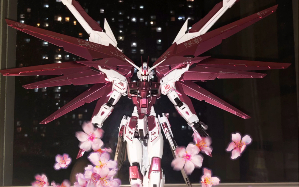 mg自由20电镜樱花粉色加印花