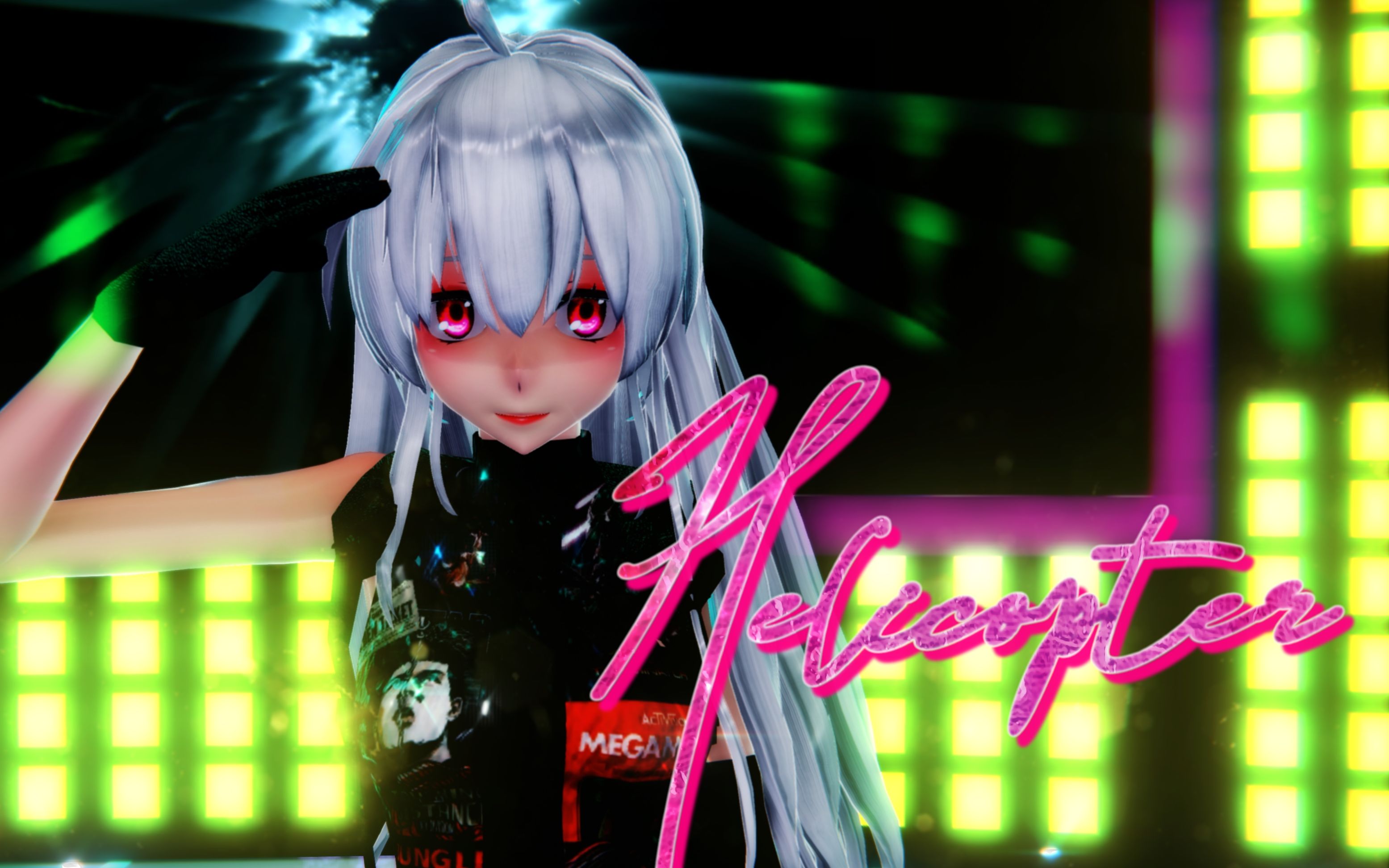 [mmd] yowane haku - helicopter [4kuhd60fps]