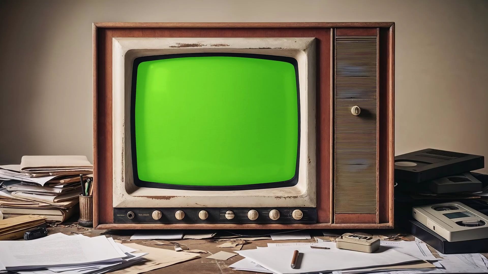 电视机绿幕素材