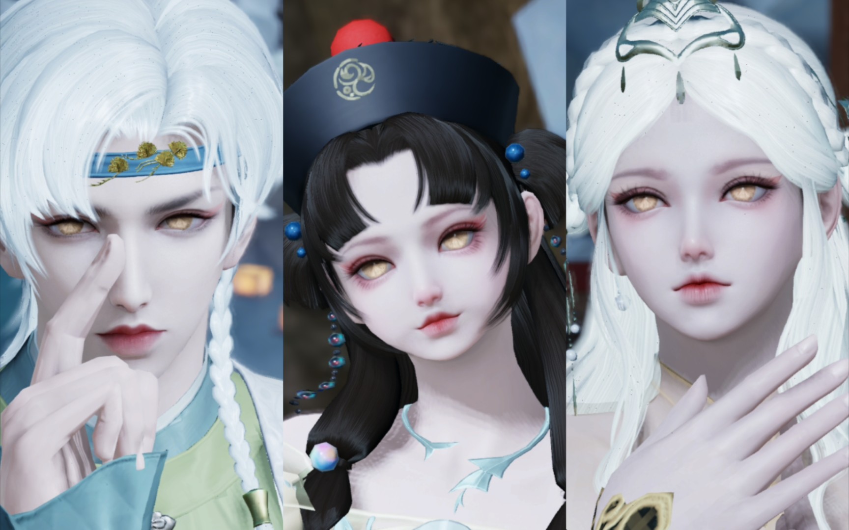 天涯明月刀手游捏脸——清璇少女,成男,成女_哔哩哔哩bilibili_天刀