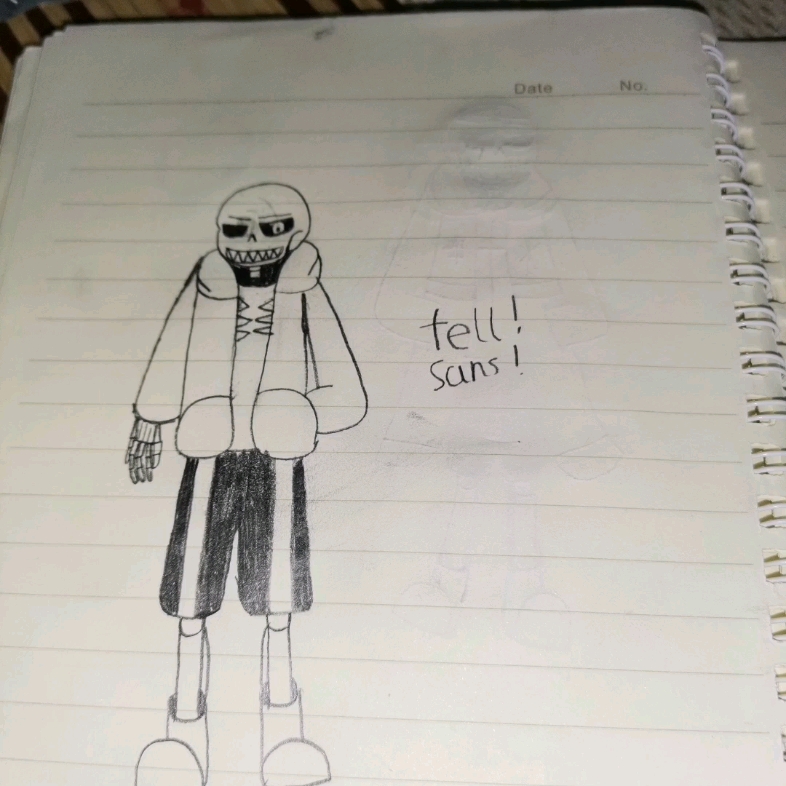 fellsans手绘新人画的不好请别喷