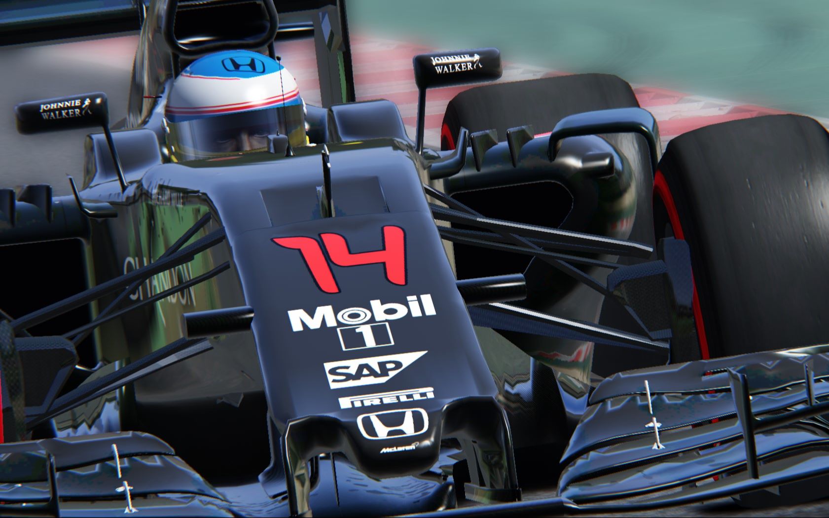 迈凯伦最后的mp4/mclaren-honda mp4-31/加泰罗尼亚赛道_哔哩哔哩 (゜