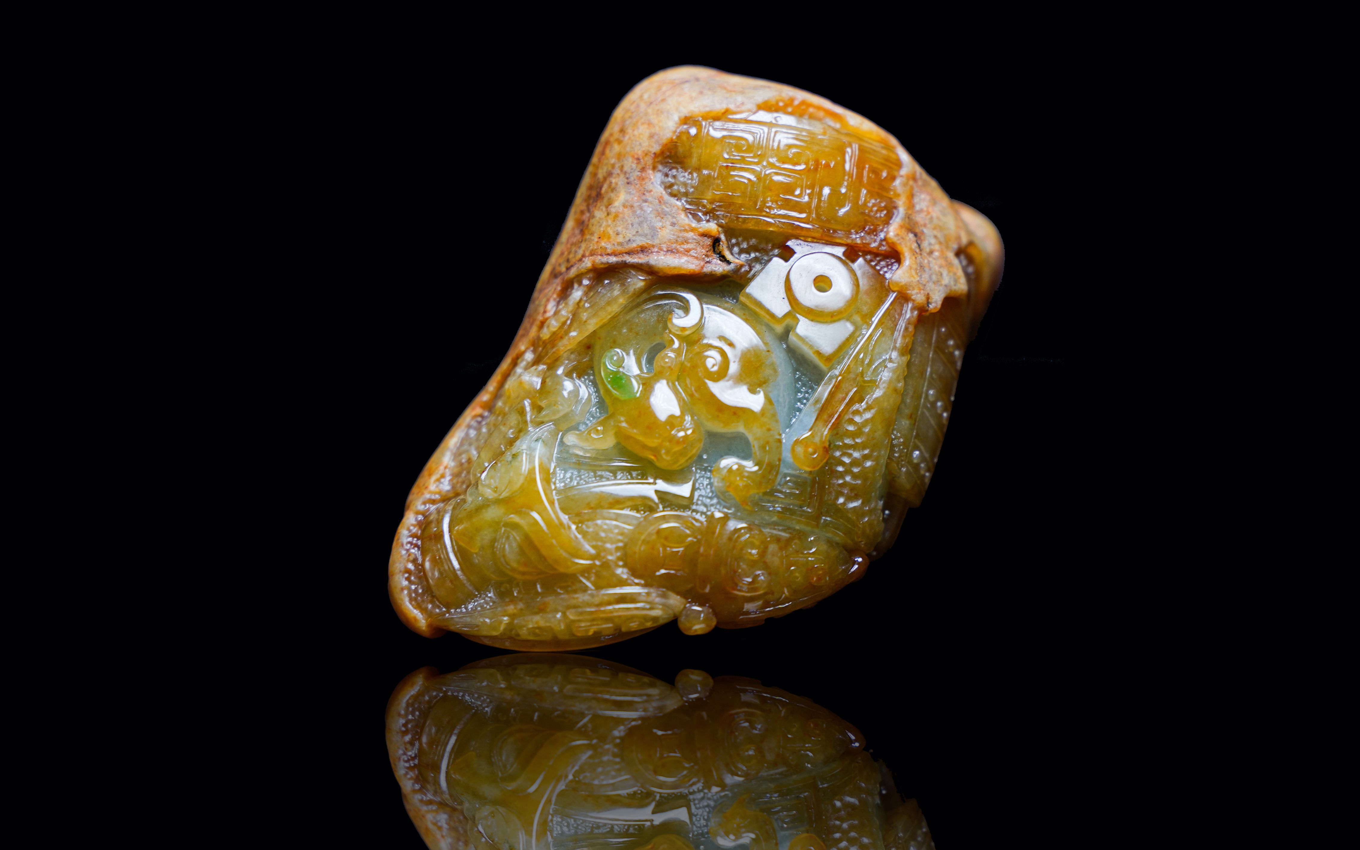 大马坎巧雕"三星堆"