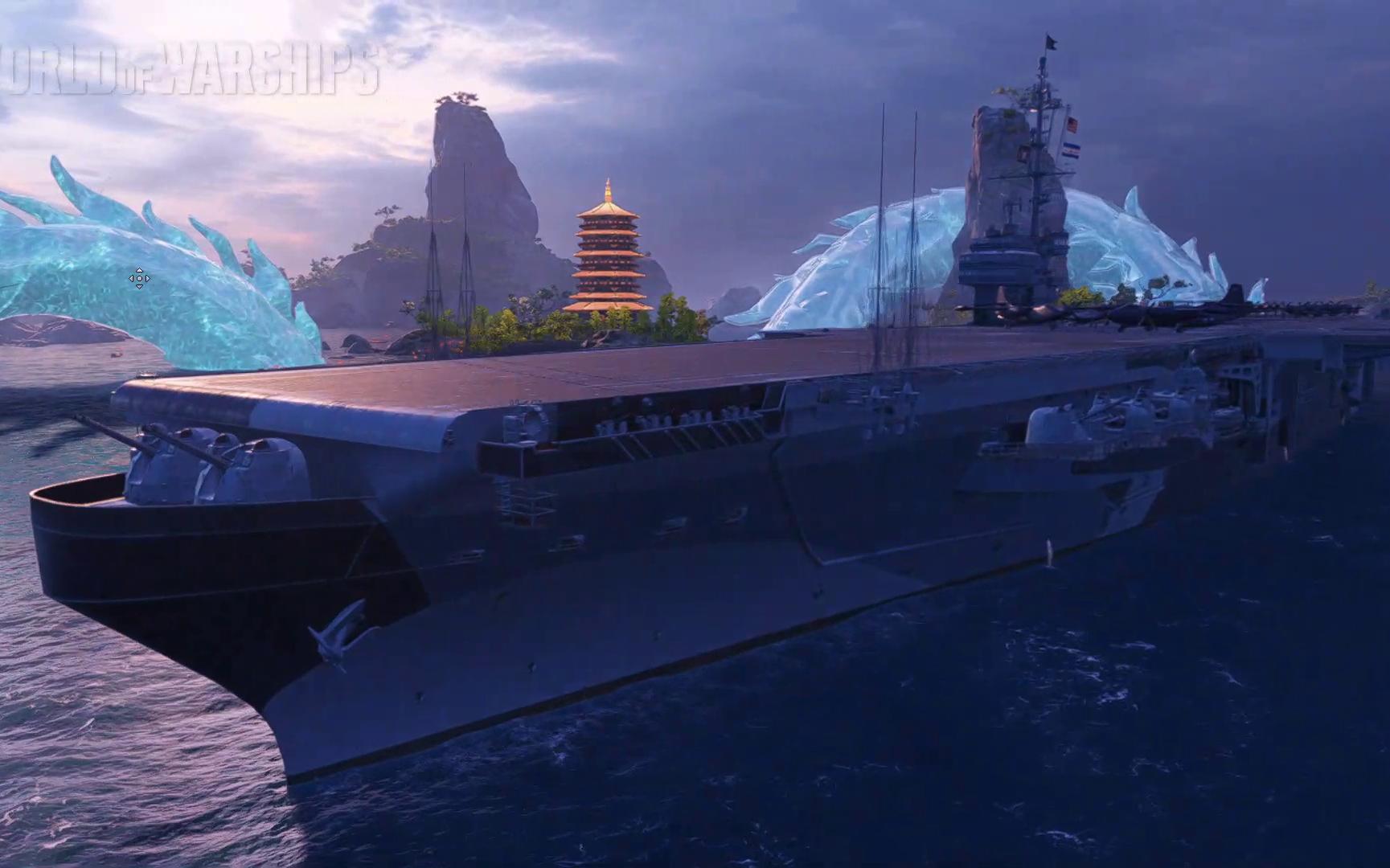 活动作品战舰世界超级战舰欣赏之美超航合众国