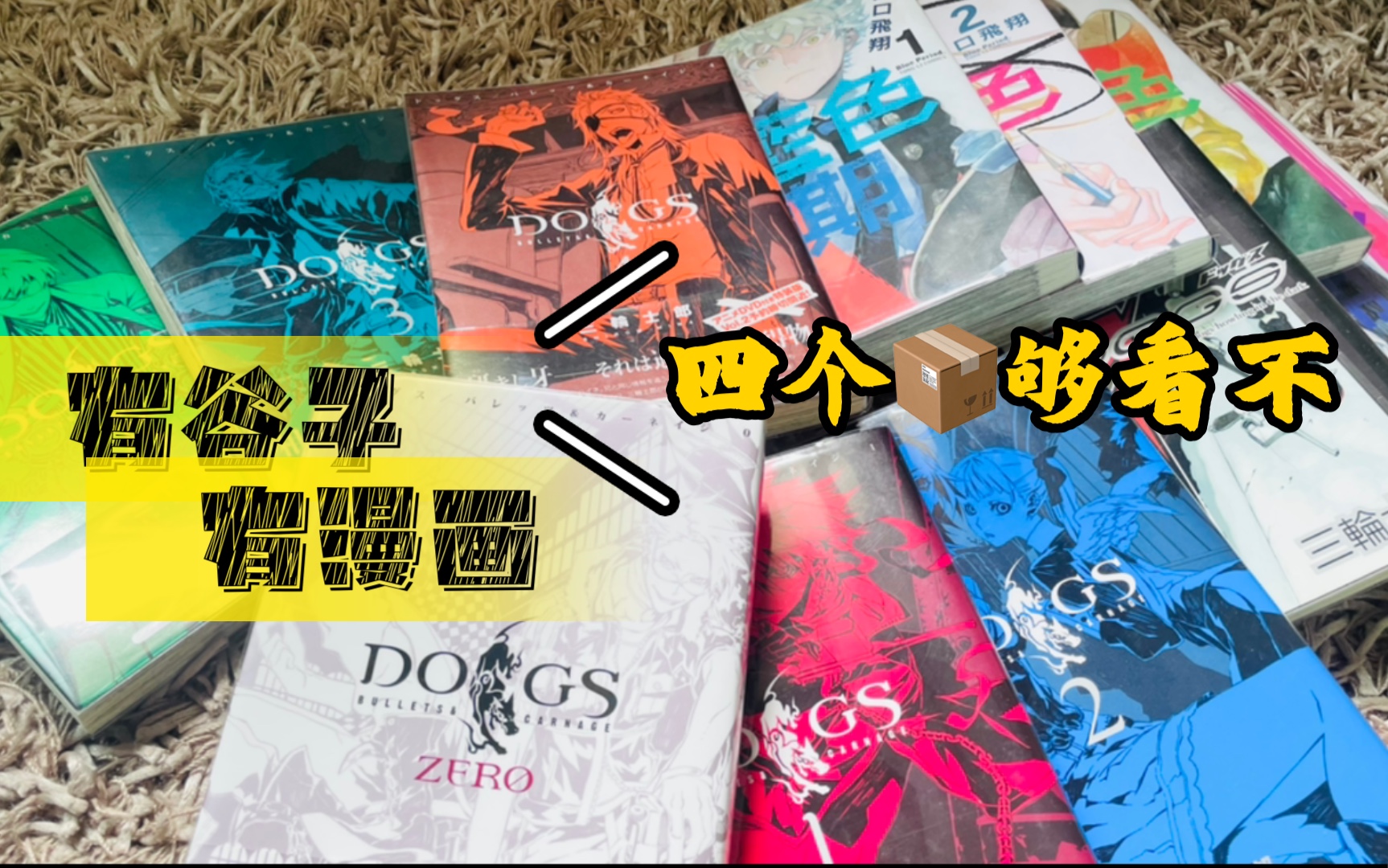 【谷子漫画开箱】今天有漫画诶![文豪野犬/同级生/蓝色时期/dogs]哔哩哔哩bilibili