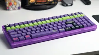 抽空装了把键盘 Kira96 EVA初号机来袭