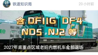 下载视频: 【转载】DF11G等老旧内燃机车将于3-10年内全部淘汰退场