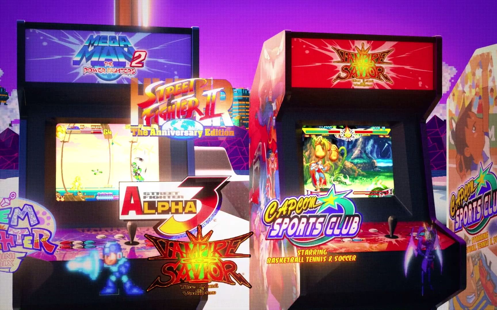 [图]卡普空街机合集续作《Capcom Arcade 2nd Stadium》宣传片公开，7月22日登陆PS4、Xbox One、Switch与PC