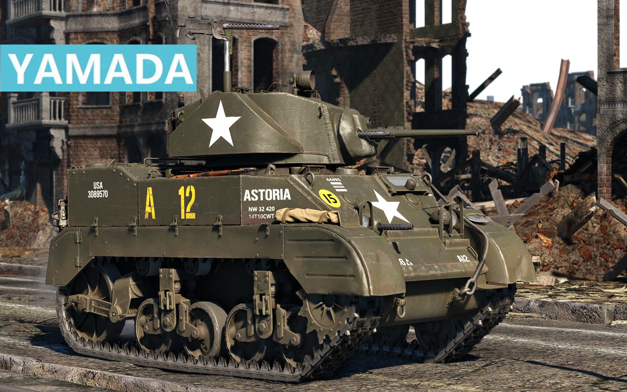 【战争雷霆】战狼のm5a1——免费の米国车(意味深)_战争雷霆