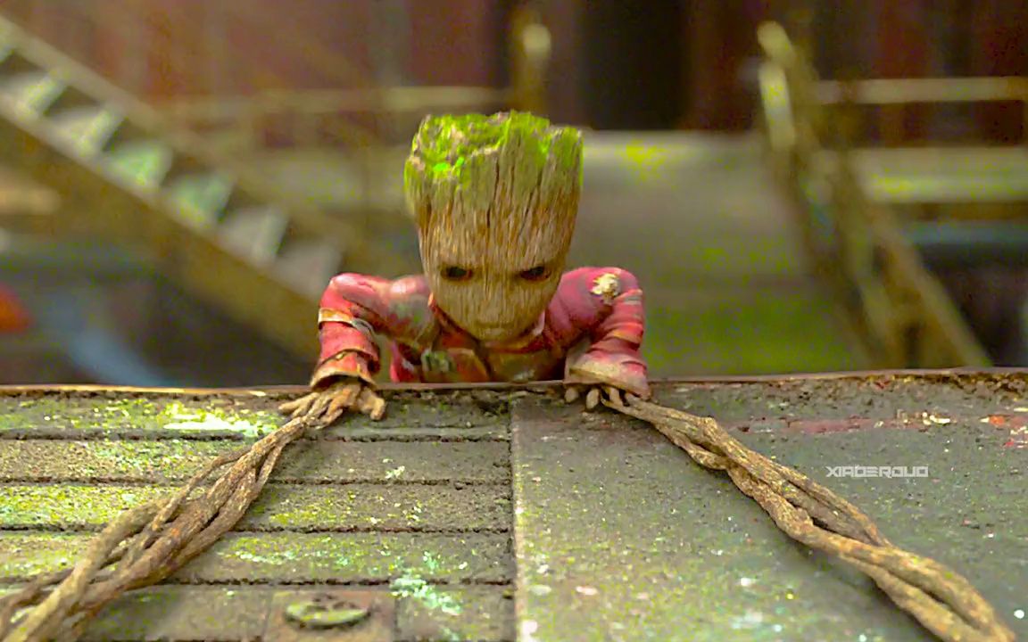 格鲁特宝宝真的好萌,尤其是他那个小表情,奶凶奶凶的!