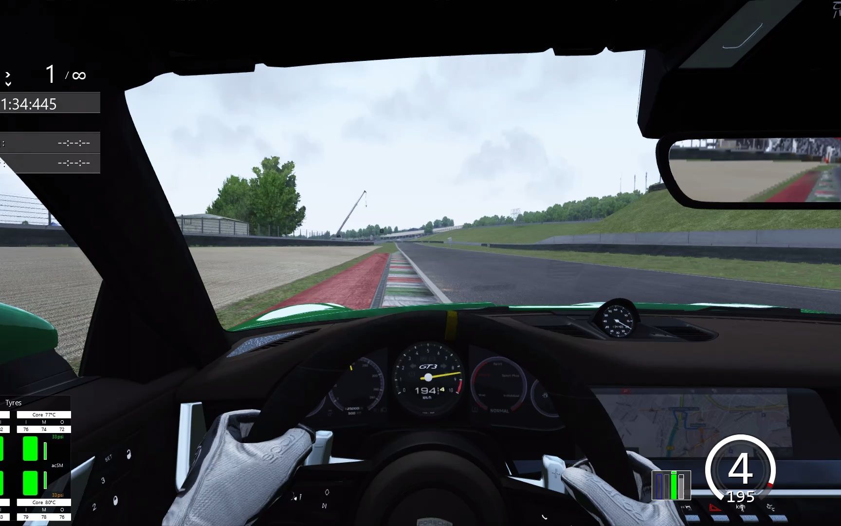 神力科莎保时捷911gt3第一视角穆杰罗