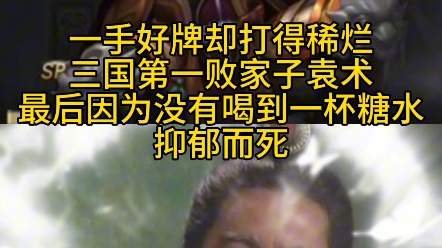 一手好牌打的稀烂,三国第一败家子袁术