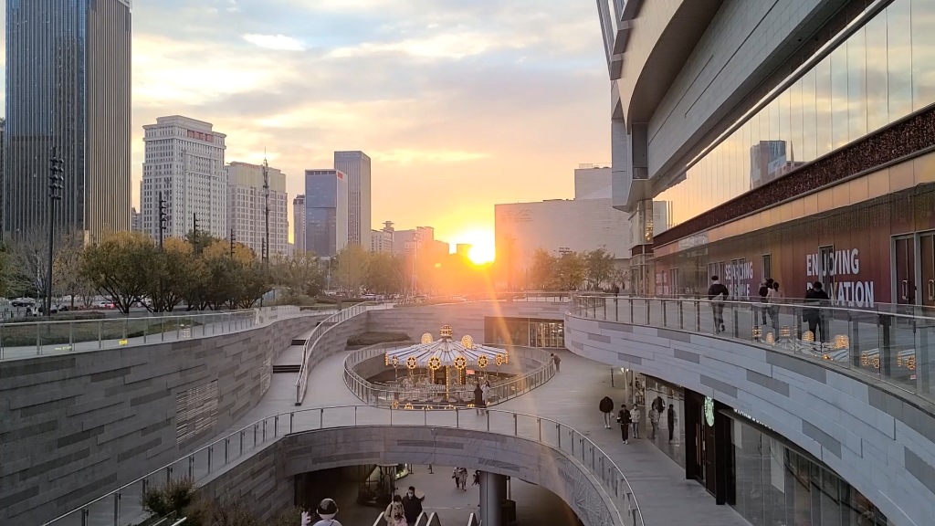 [图]济南的冬天，都在刷今天济南的夕阳。希望看到的朋友都能有好运！