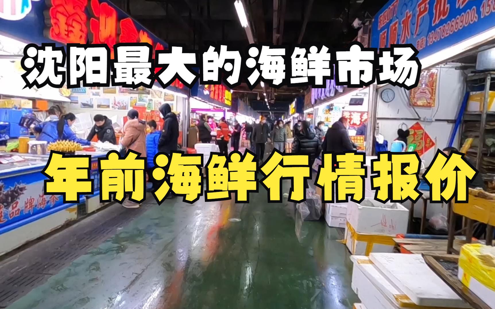 沈阳最大的海鲜市场,年前的海鲜行情是这样的,过年能实现海鲜自由吗?哔哩哔哩bilibili