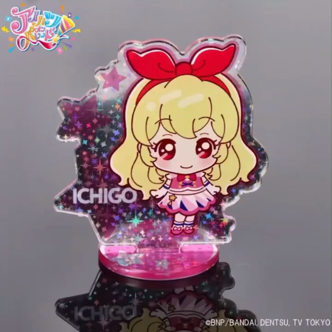 75mm双闪七女主大吧唧(单领),q版小立牌抽赏,和偶像活动academyq版立