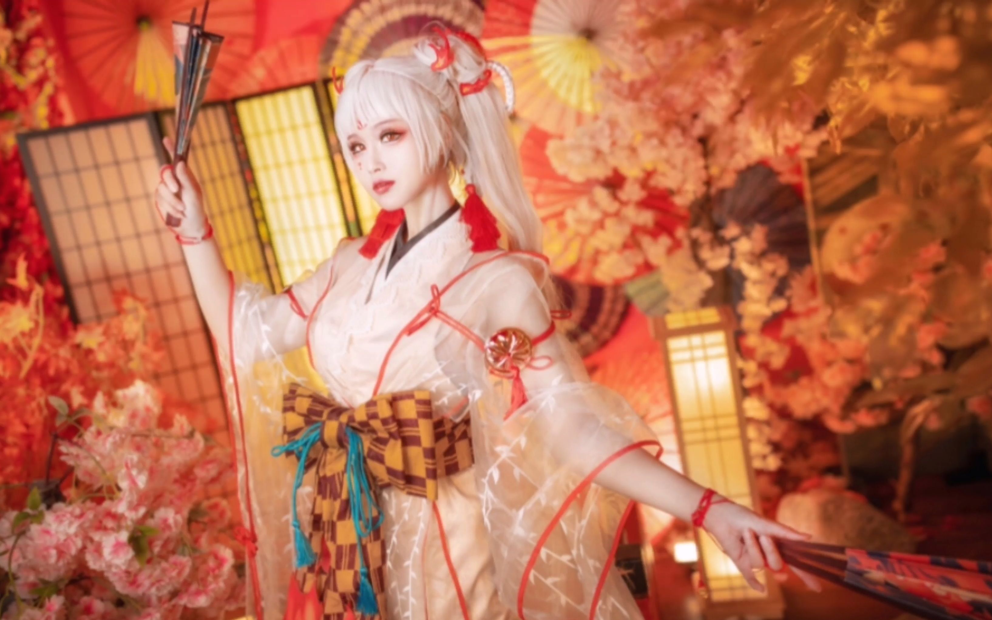 終於新鮮出爐了一次~澪綾陰陽師不知火阿離cosplay_嗶哩嗶哩_bilibili