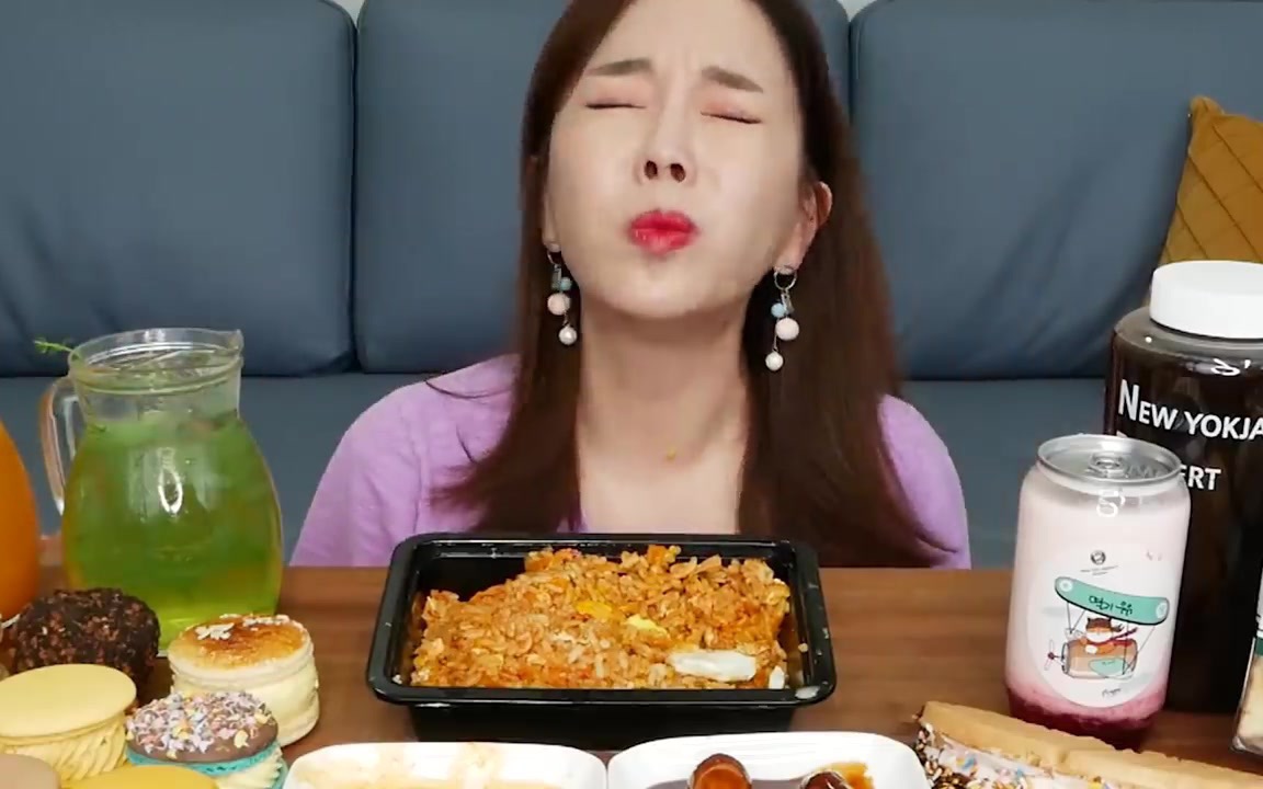 【sooyoung】素英吃播2p合集(甜品 便利店紫色食物)