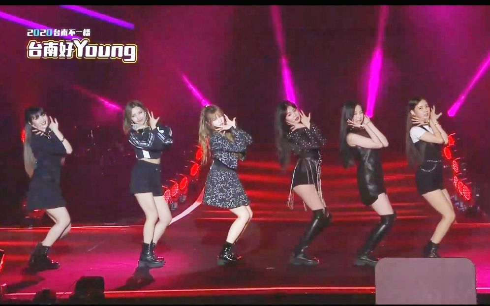 [图](G)I-DLE Uh Oh+Hann+Maze+Blow Your Mind+Senorita+LATATA 191222台湾演唱会六首连唱高清舞台