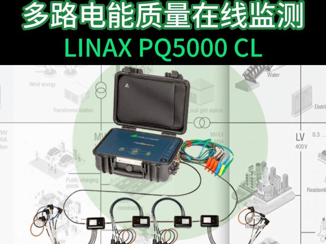 德国GMCI高美测仪多路负载电能质量监控解决方案LINAX PQ5000CL哔哩哔哩bilibili