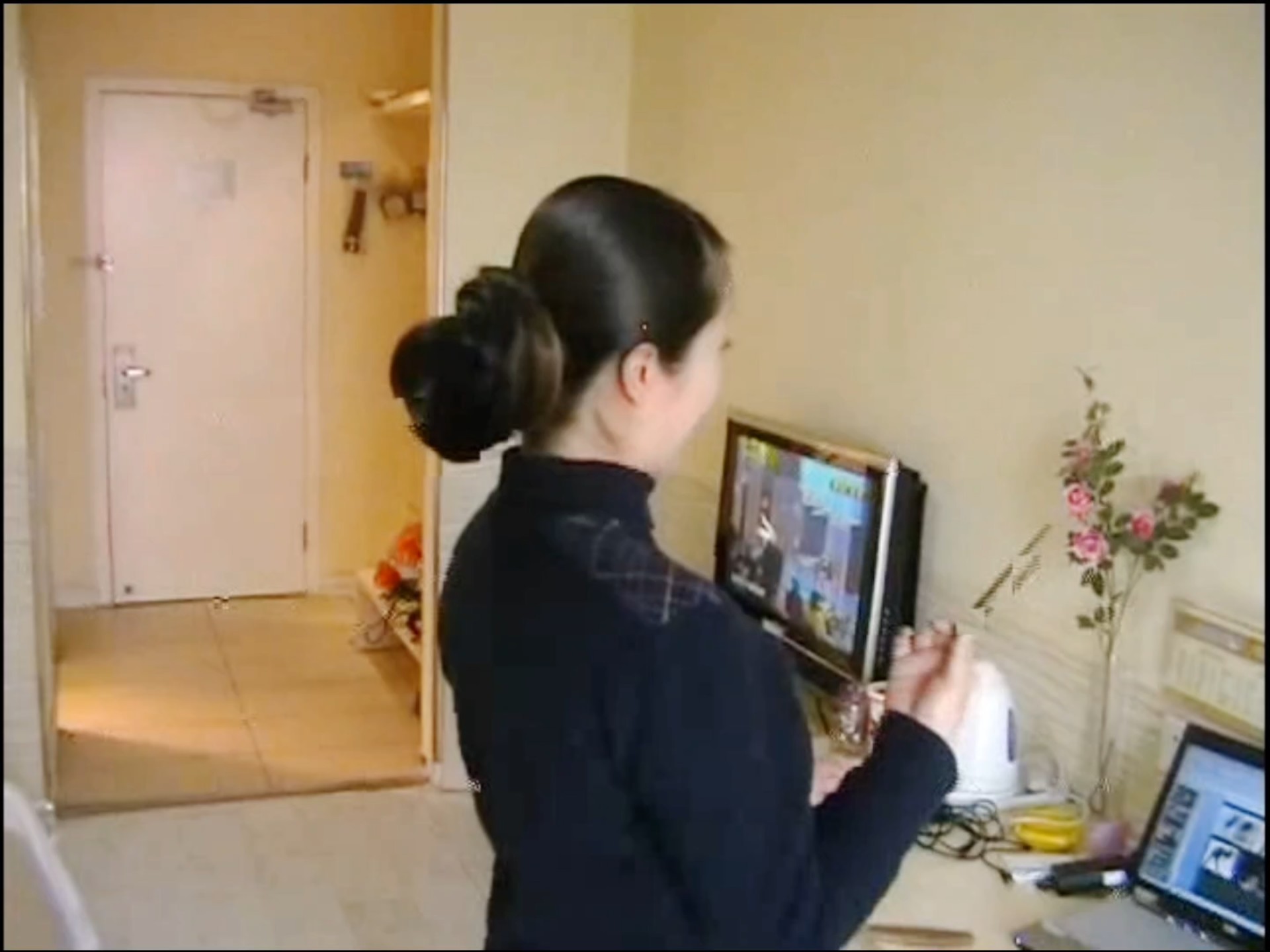 长发过膝剪短发剃光头推头发
