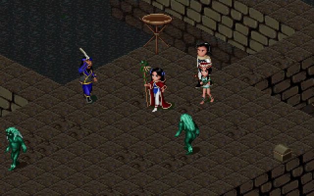 dos仙剑奇侠传1赵灵儿最后出场的几个场景全靠阿奴啦两个99级装上玄冥