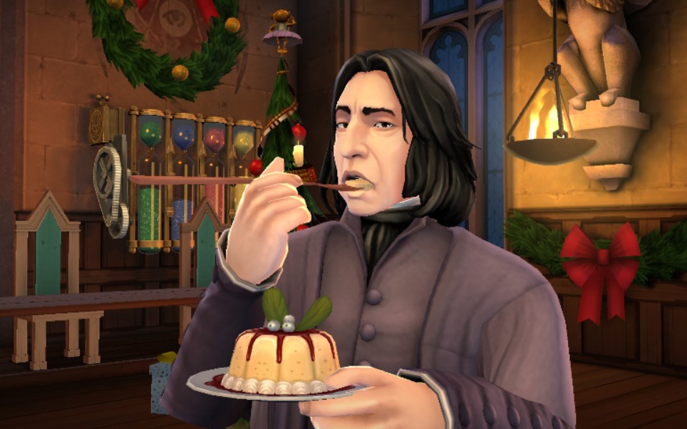 沙雕配音给斯内普做个圣诞奶冻他会喜欢吗霍格沃茨之谜圣诞活动04