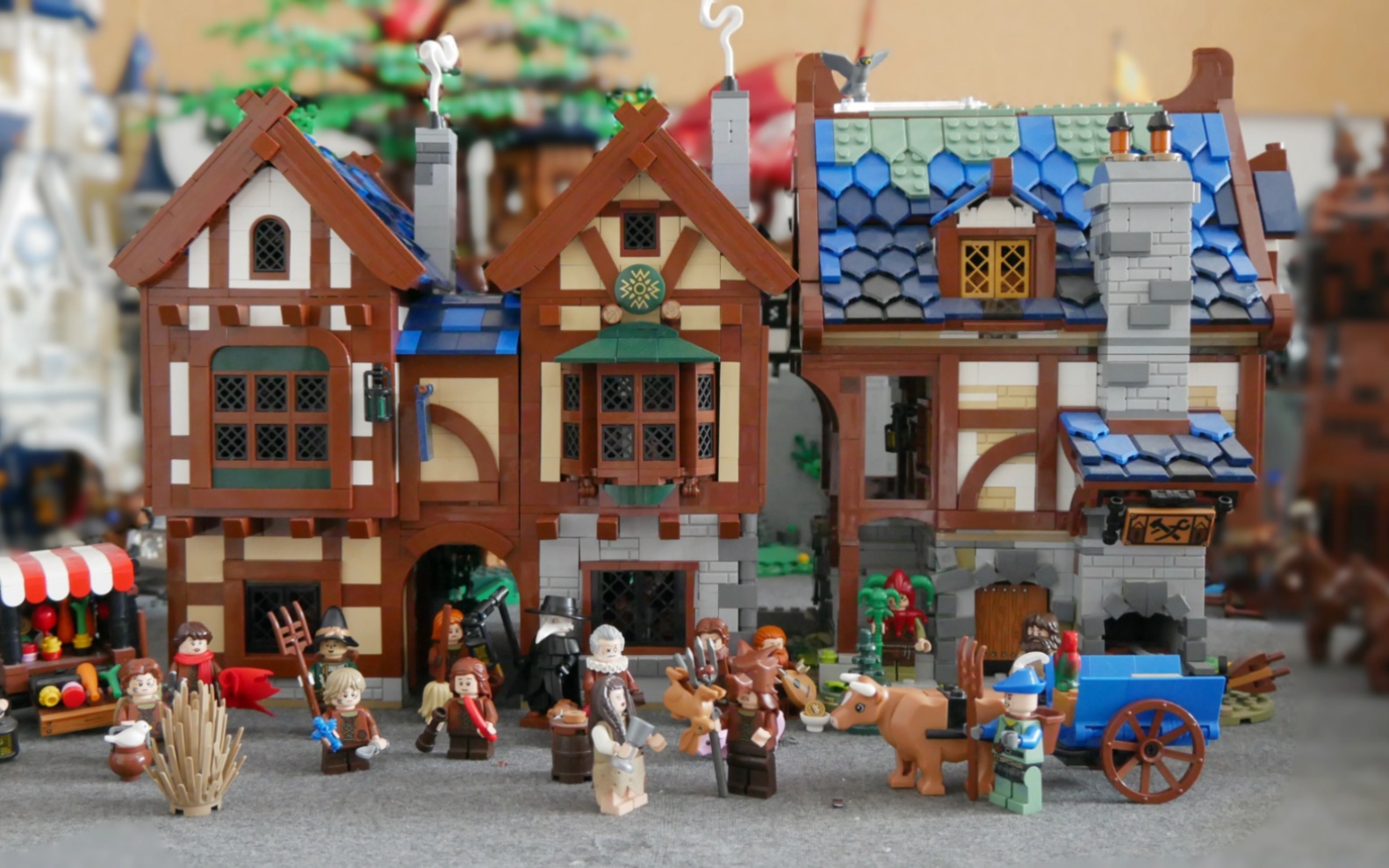 乐高中世纪平民生活 moc点中古平民