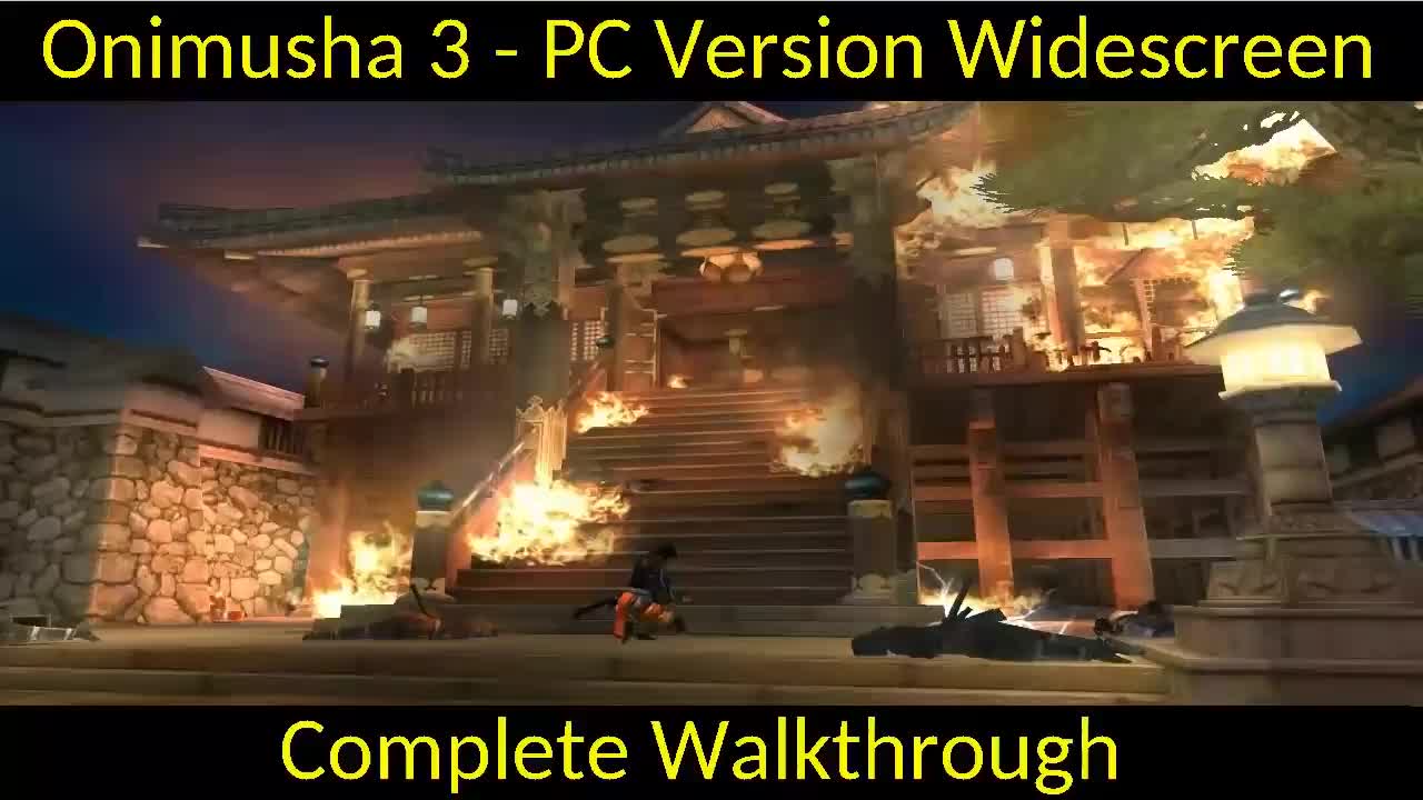 [图]【PS2游戏回顾】鬼武者3 通关视频 Onimusha 3 Demon Siege Widescreen - High Quality Longplay