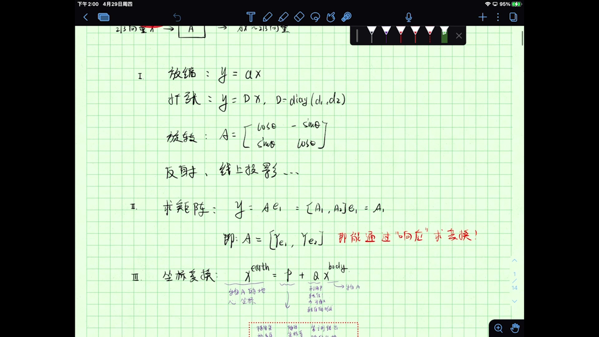 应用线性代数 第七章 矩阵示例(复盘整理)哔哩哔哩bilibili