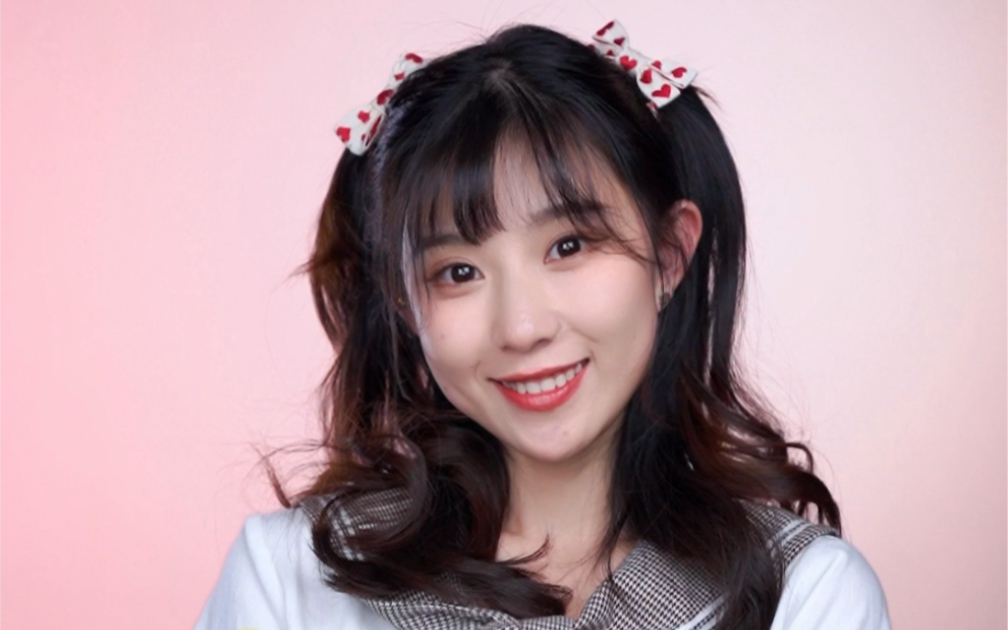 超适合jk女孩的元气半扎双马尾!