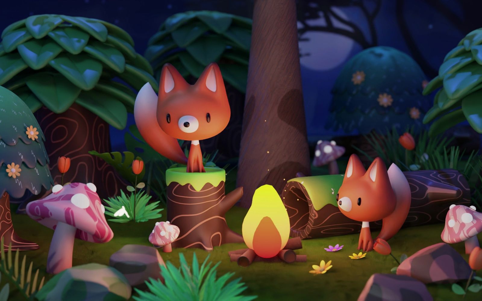 小狐狸的夏夜--kurtips的blender练习视频